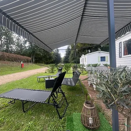Mobil-home Avec Belle Exposition Campingplads